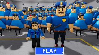 STRONG BARRY'S COPS TSUNAMI! Walkthrough Full GAMEPLAY #ScaryObby #roblox