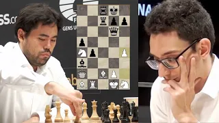 Fabi Under Pressure As Hikaru Finds Best Move h4!