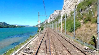 ★ 4K 🇫🇷 Marseille St-Charles - Lyon Part-Dieu cab ride en BB 22200 [07.2022] Führerstandsmitfahrt