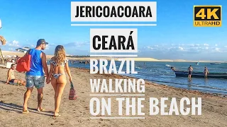 Jericoacoara Beach Brazil Virtual Walking Tour | 4K Walk