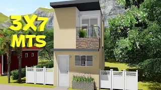 House of 3x7 meters with 2 floors