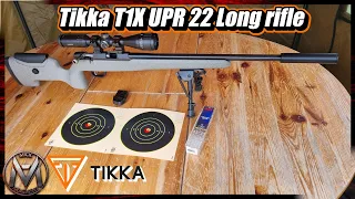 The best 22 Long rifle carbine for long distance shooting! Tikka t1x UPR