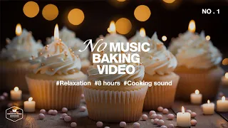 8시간 | 지친 하루 마음을 위로하는 베이킹 소리:8 hours No Music Baking Video | Relaxation Cooking Sounds | Cooking tree