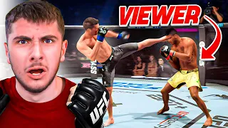 I Played My Viewers In UFC 5...