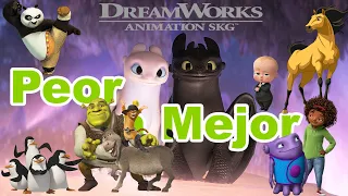 Películas Animadas de DreamWorks de PEOR a MEJOR