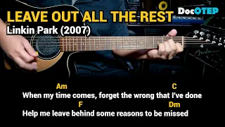 Leave Out All The Rest - Linkin Park (Easy Guitar Chords Tutorial with Lyrics)