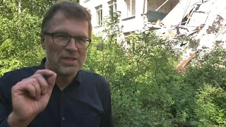 Hans Jørgen Nielsen i Pripjat ved Tjernobyl