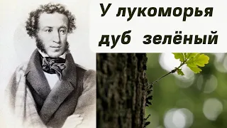 Стихотворение А.С. Пушкин - У лукоморья дуб зелёный.