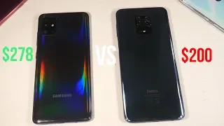 Redmi Note 9S/9 Pro VS Samsung Galaxy A51 Full Speed Test Comparison  (2020)