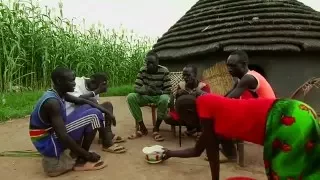 The Dinka tribe  قبائل الدينكا