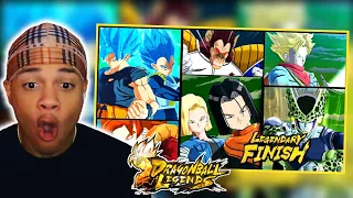 Non Dragon Ball Fan Reacts To Dragon Ball Legends ALL LEGENDARY FINISHES!!!