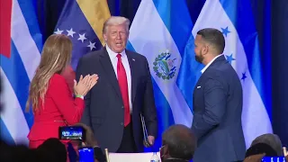 Trump appeals to Hispanic voters at South Florida roundtable