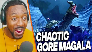 Chaotic Gore Magala First Attempt... [New Monster Reaction] | Monster Hunter Rise Sunbreak
