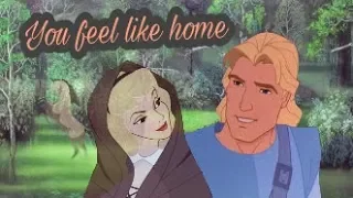 Non/Disney crossover JOHN SMITH AND AURORA ft Spirit YOU FEEL LIKE HOME