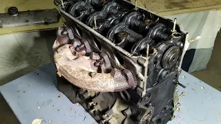 BMW M10 Engine disassemblyteardown  - Stop Motion