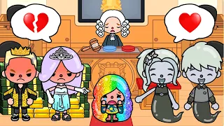 Princess Was Abandoned By Royal Family But Ghost Family Adopted Her | Toca Life Story | Toca Boca