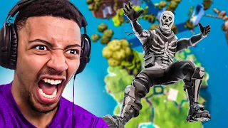 I BEAT Fortnite ONLY UP Chapter 2 without raging ONCE!