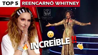 Top 5 MEJORES IMITADORAS Whitney Houston🔥 VIDEO REACCIÓN #top #viral