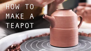 How to Make a Pottery Teapot from Start to Finish