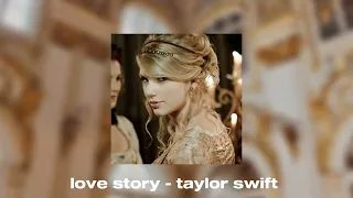 love story (taylors version) - taylor swift (sped up and reverb)