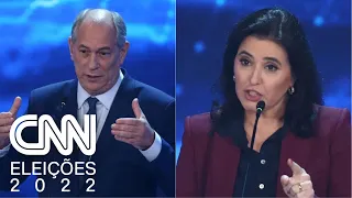 Ciro e Tebet devem usar trechos de debate em propaganda na TV | VISÃO CNN