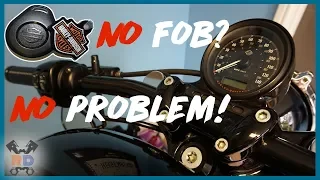 HOW TO: Start Harley Sportster WITHOUT Key Fob + Change Security Override Code