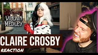 Claire Crosby Disney Villain Medley REACTION | The Crosbys sure are a talented bunch!