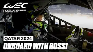 Onboard Lap Valentino Rossi BMW M4 LMGT3 I Qatar Airways Qatar 1812 KM I FIA WEC