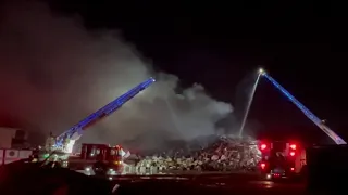 Firefighters use 500K+ gallons of water to extinguish flames at Jacksonville recycling center