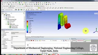 11 Nonlinear Spring plate - Ansys Tutorial