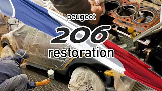 Restoration of Peugeot 206. Honest reseller
