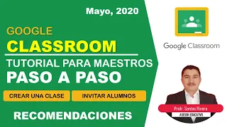 👨‍🏫Cómo CREAR UNA CLASE y AGREGAR ALUMNOS en GOOGLE CLASSROOM 🧑‍💻