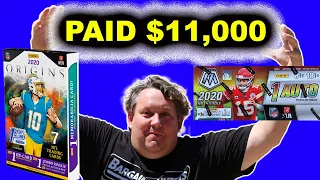 WE PAID $11,000 FOR 2020 PANINI FOOTBALL CARDS 4 RESELL STORAGE WARS