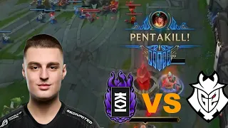 KOI Comp Pentakill vs G2