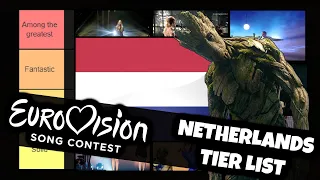 Ranking entries from The Netherlands in Eurovision (1993-2022)