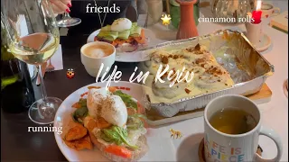 vlog. life in kyiv. зустрічі з друзями. готуємо сінабони,пробіжки.