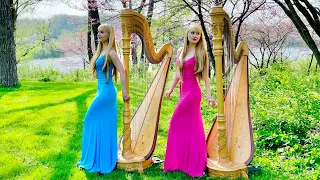 Morning Mood (Grieg) - Harp Twins, Camille and Kennerly