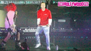 Justin Bieber & MGK Perform At The Kid Laroi's 'F*ck Love 3' Concert At The Hollywood Palladium