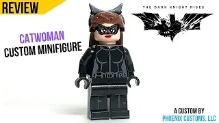 CUSTOM LEGO CATWOMAN from The Dark Knight Rises ("Cat Burglar" Phoenix Customs Review)