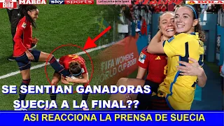 🔥 ASI REACCIONA PRENSA SUECA a VICTORIA de ESPAÑA vs SUECIA MUNDIAL FEMENINO