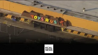 A Toys 'R' Us storefront pops up in Burbank for filming, not for shoppers