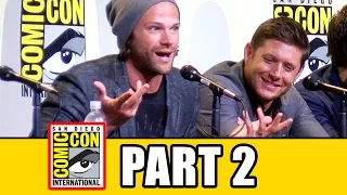 SUPERNATURAL Comic Con Season 12 Panel (Part 2) - Jared Padalecki, Jensen Ackles, Misha Collins