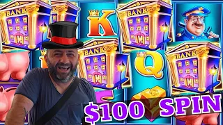 😍 $100 SPIN 4 Trigger Bonus! HUGE JACKPOT on Piggy Bankin! 🐷