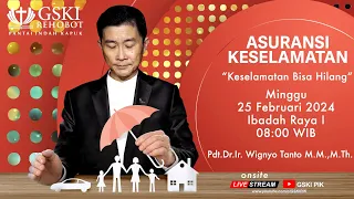 Sesi 1 -  Asuransi Keselamatan: Keselamatan Bisa Hilang - Pdt. Dr. Ir. Wignyo Tanto, M.M., M.Th.