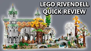 Lego Rivendell Quick Review