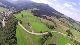 Параплан. Paragliding.  Дурацкая посадка или век живи, век учись, все равно... Stupid landing.