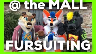 Fursuiting at the Mall on Halloween!