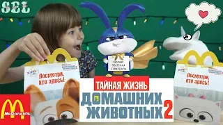 ТАЙНАЯ ЖИЗНЬ ДОМАШНИХ ЖИВОТНЫХ 2 Челлендж Хэппи Мил 2019  The Secret Life Of Pets 2