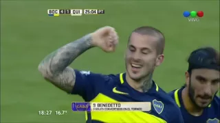 Boca Juniors 4-1 Quilmes - Fecha 4 Torneo Argentino 2016/17