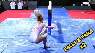 20 Falls & Fails in Artistic Gymnastics #2 | Balance Beam